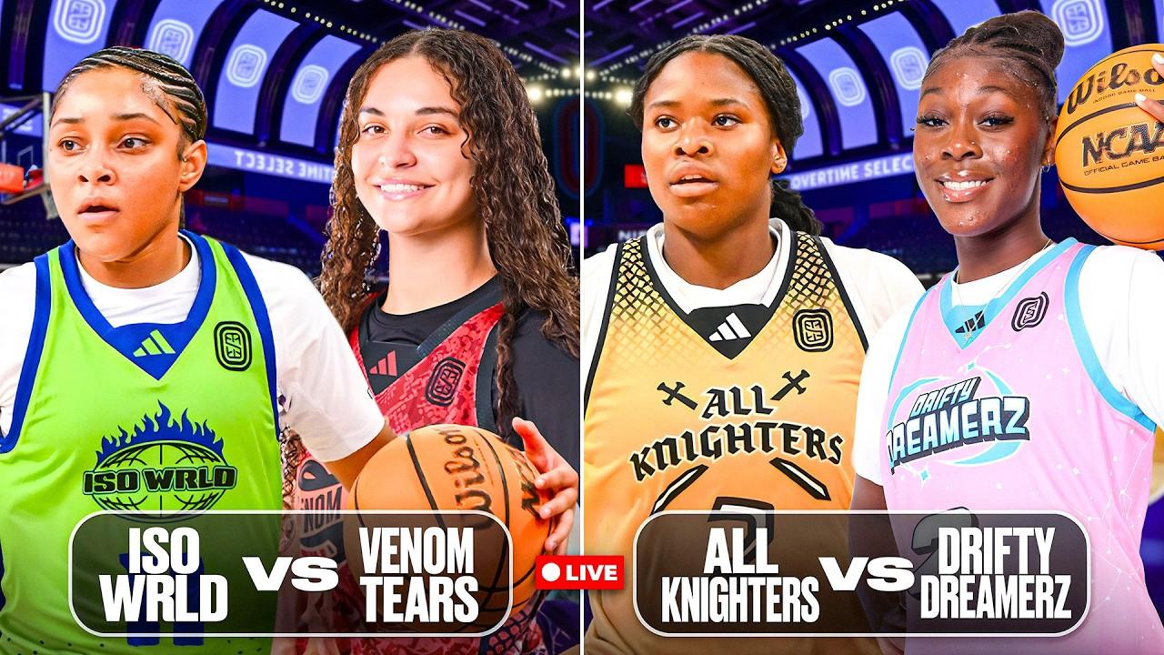 #1 Women's Hooper In COUNTRY Vs 6'7" Center! Overtime Select LIVE