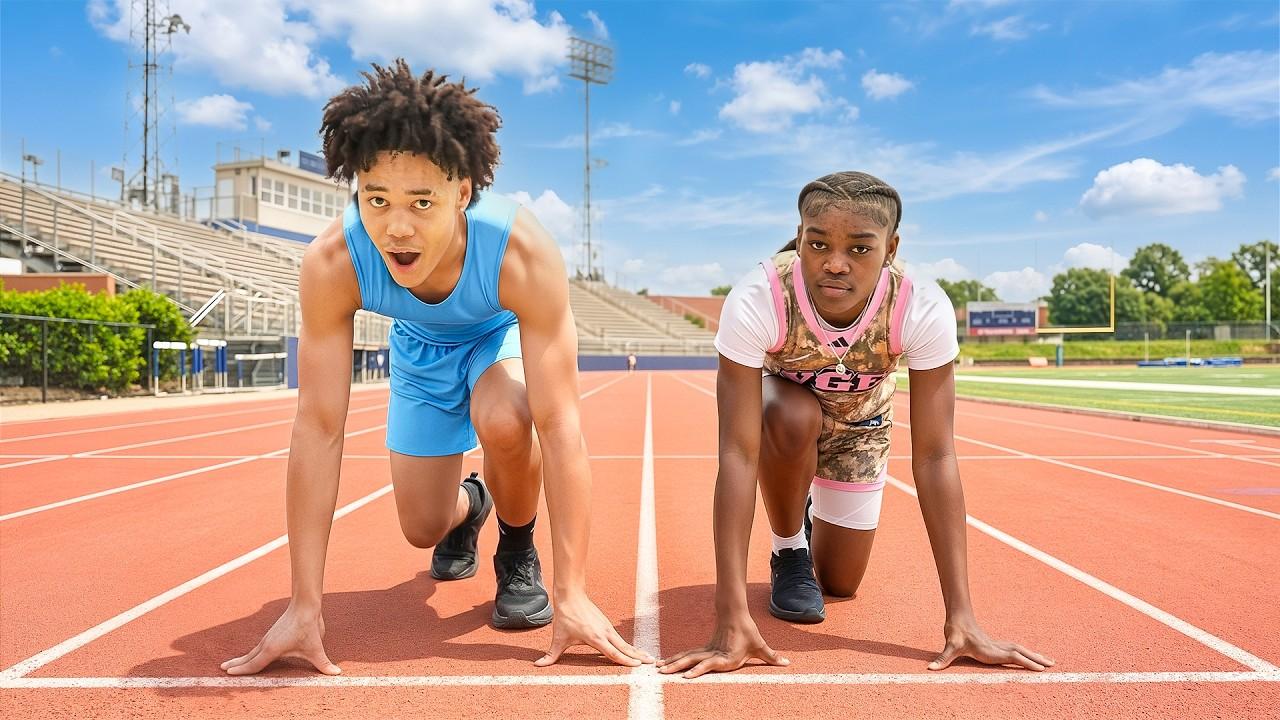 D1 Hoopers vs D1 Track Stars (Whoβs More Athletic?)